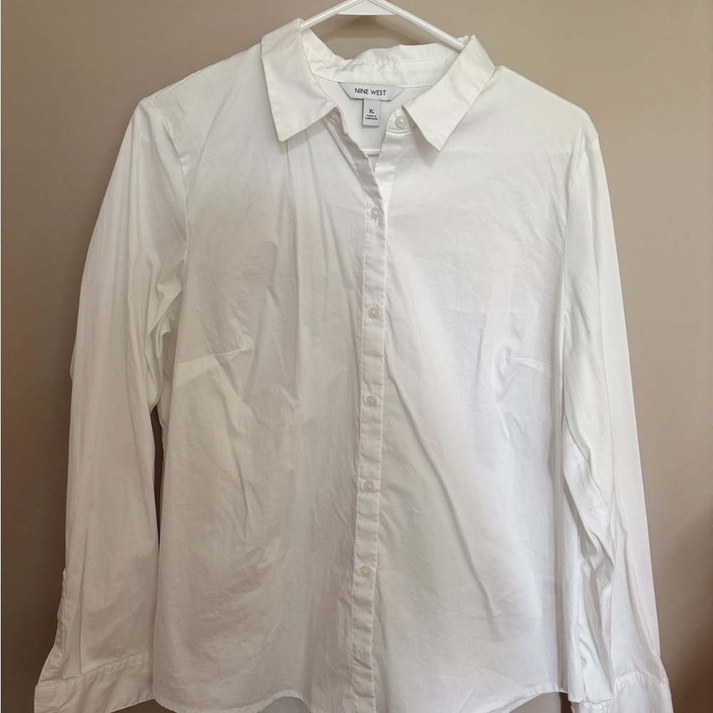 Nine West Woman’s Oversized Button Down